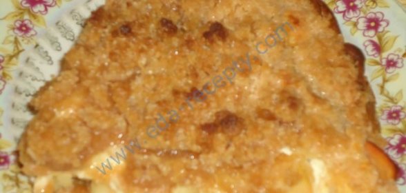 Яблочный пирог со сметаной пошагово