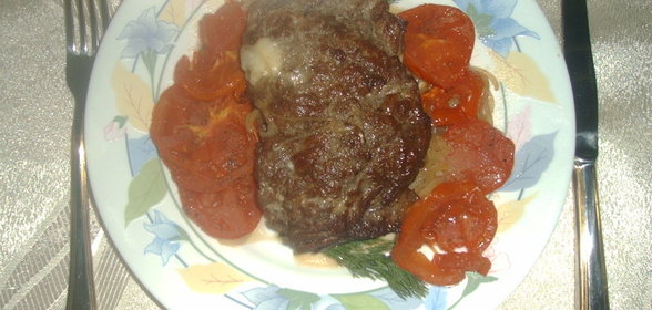 мясной рулет со шпинатом и брынзой