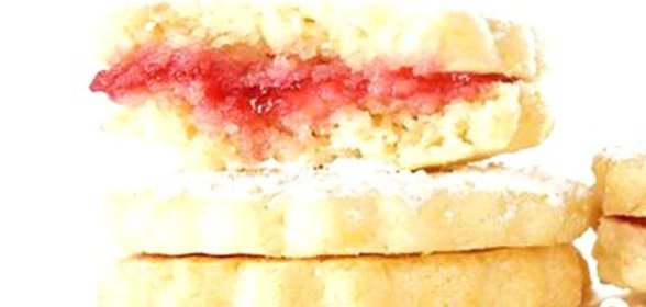 Печенье-сэндвичи с лимонно-малиновой начинкой