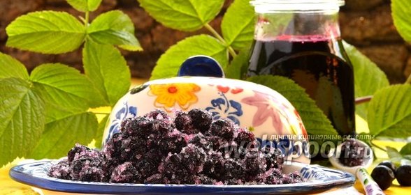 Цукаты из чёрноплодной рябины