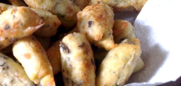 Ленивые пирожки с картофелем и грибами