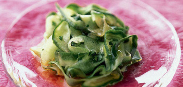 Тальятелле из огурцов