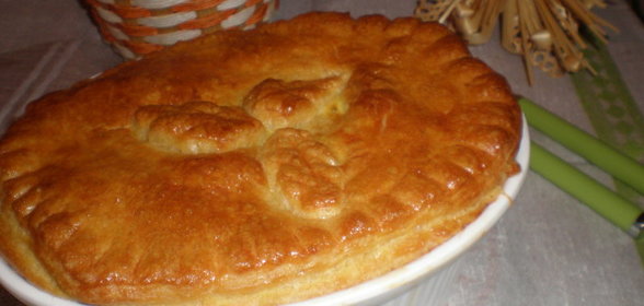 Пирог с ветчиной