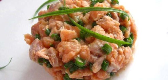 Тартар из лосося