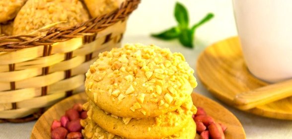 Печенье с арахисовой пастой