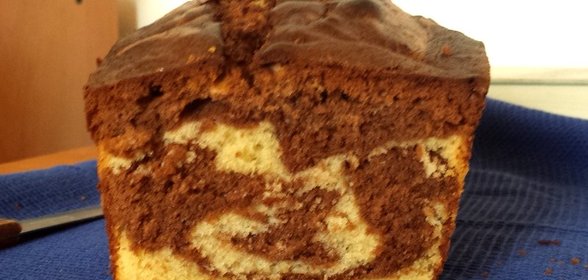 Кекс с нутеллой и кокосовым молоком