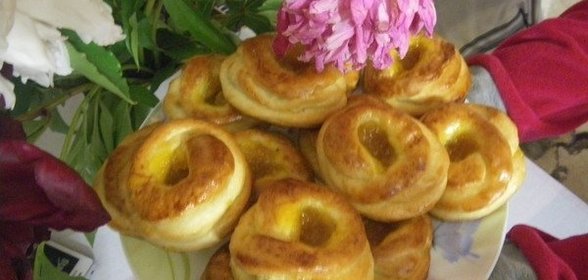 Булочки с вареньем