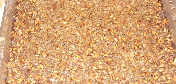 Язык,тушённый в сливках с грибами