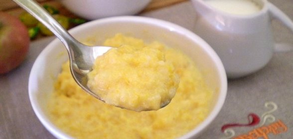 Рисовая каша с тыквой в мультиварке