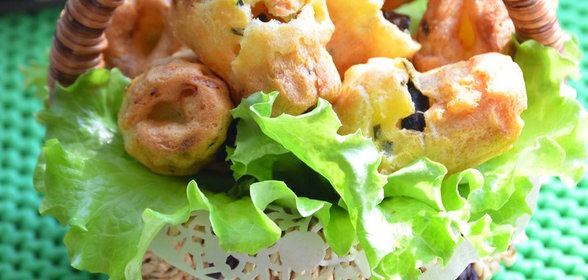 Грибная закуска в заварном тесте