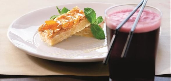 Магрибский пирог с миндалем и грушами