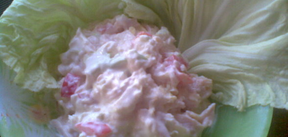 Фасоль с копченым салом