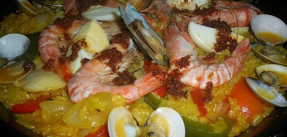 Плов с морепродуктами