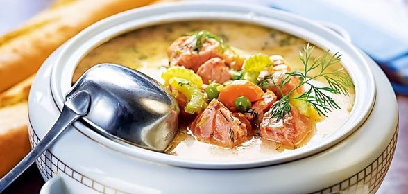Рыбный суп по-шведски