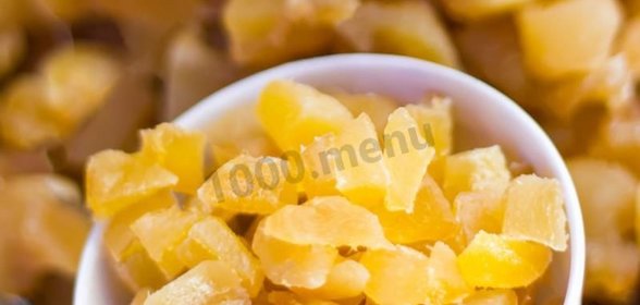 Цукаты из кабачков в сушилке на зиму домашние