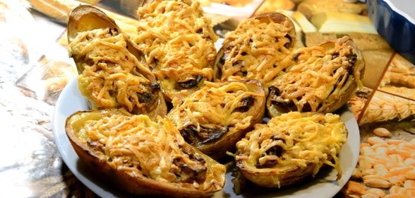 Жульен в картошке. Видео