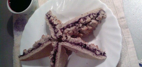 Черносмородиновое печенье