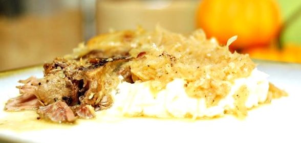 Квашеная капуста со свининой