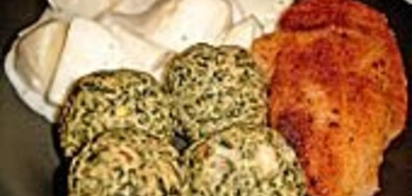 Шпинатные шарики(интересный вариант для деток)