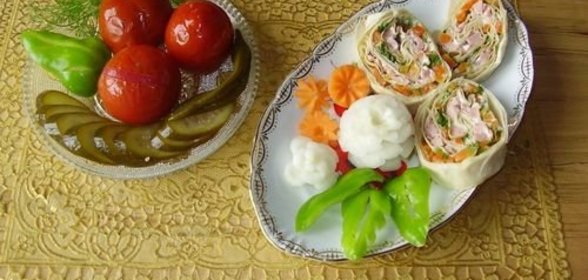 Рулет из лаваша