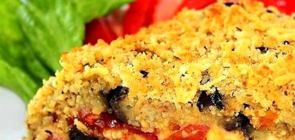 Запеканка из баклажанов с помидорами и сыром