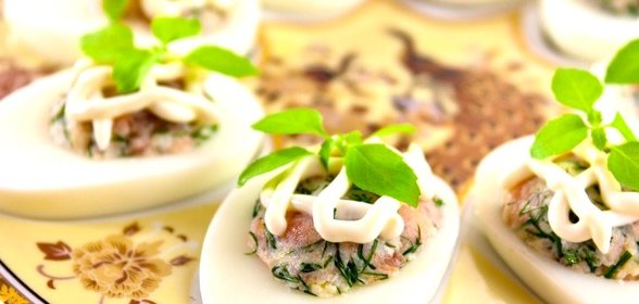 Фаршированные яйца