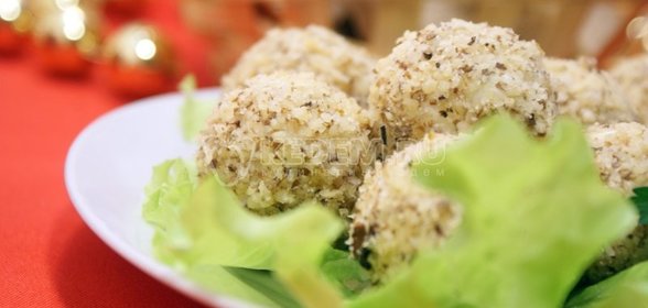 Закуска «Новогодние снежки»