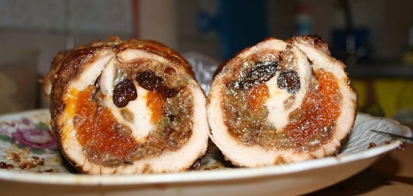 индейка с сухофруктами