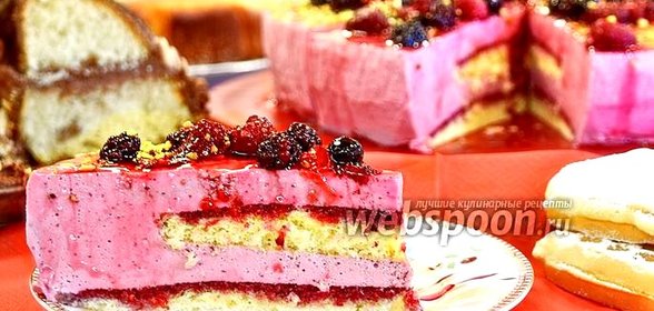 Йогуртовый торт с ягодами