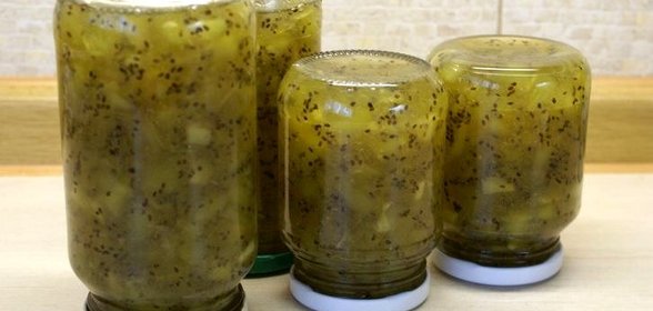 Варенье из киви с желатином