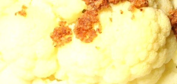 Цветная капуста в сухарях