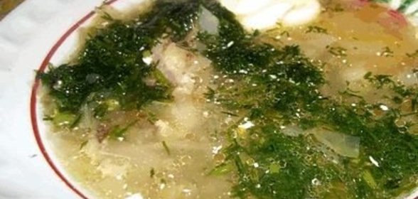 Кислые щи из квашеной капусты