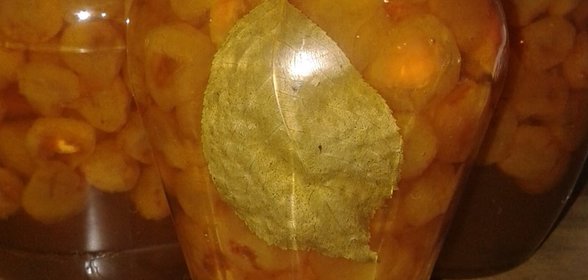 Варенье Царская черешенка, или жидкий янтарь!