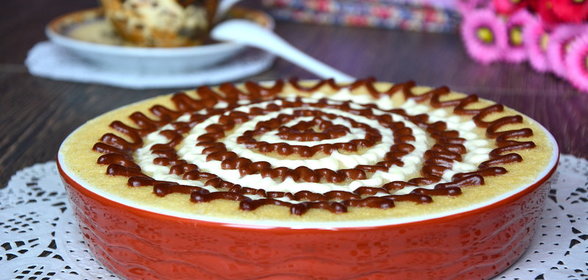 Манник с вялеными сливами из микроволновки