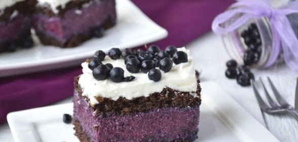 Черничный торт