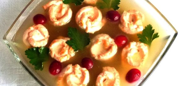 Рождественское заливное Рыбное ассорти (без желатина)