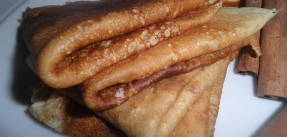 Блинчики с апельсиновым порошком и способ изготовления самого порошка