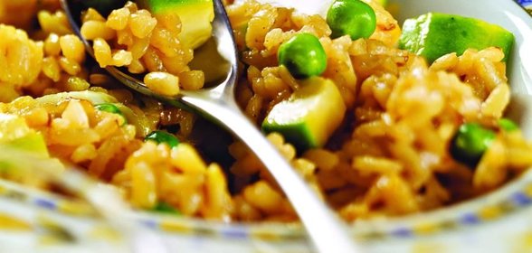 Простейшее ризотто с овощами
