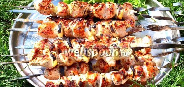 Шашлык из индейки на минеральной воде