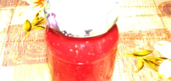 Зимнее малиное варенье