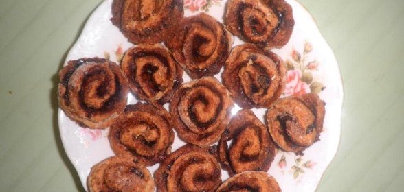Печенье Розочки с какао