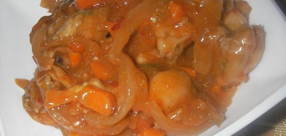 Курица по-китайски острая