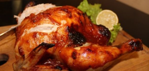 Запеченный карп на луке