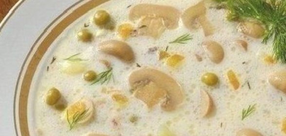 Дикий гусь жареный, фаршированный грибами