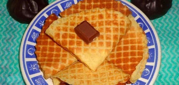 Лимонные вафли