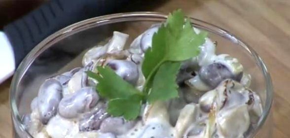 Салат из красной фасоли