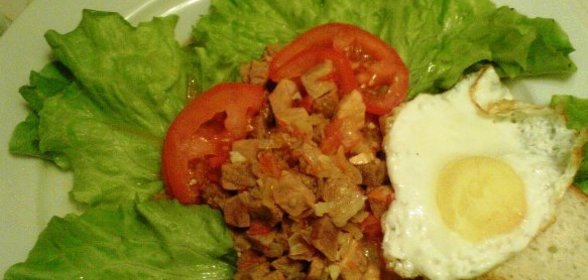 Хек, фаршированный маслом