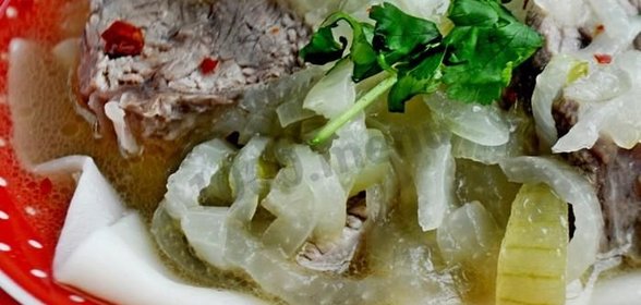 Бешбармак из свинины