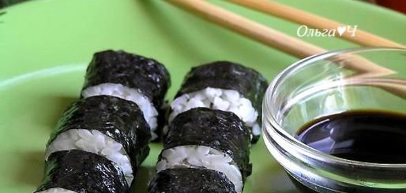 Роллы с сельдью и укропом