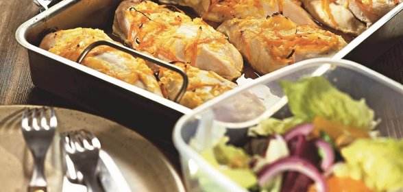 Куриные грудки в апельсиновом маринаде